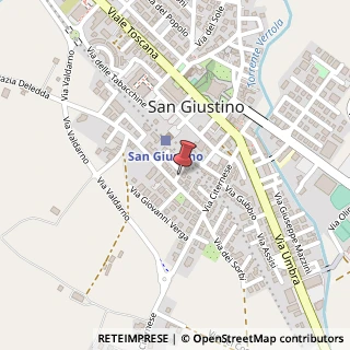 Mappa Via Vittorio Alfieri, 47, 06016 San Giustino PG, Italia, 06016 San Giustino, Perugia (Umbria)