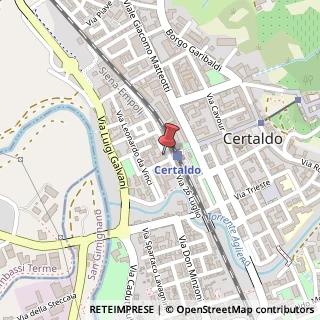 Mappa Via F. Tozzi, 11, 50052 Certaldo, Firenze (Toscana)