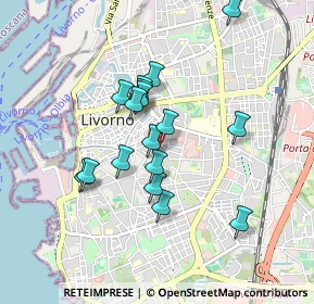 Mappa 57125 Livorno LI, Italia (0.76824)