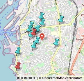 Mappa 57125 Livorno LI, Italia (0.8)