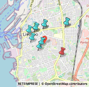 Mappa 57125 Livorno LI, Italia (0.73455)