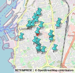 Mappa 57125 Livorno LI, Italia (0.7745)