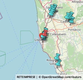 Mappa 57125 Livorno LI, Italia (15.59444)