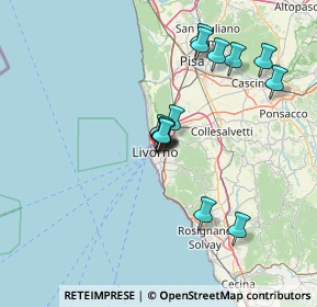 Mappa 57125 Livorno LI, Italia (12.77357)