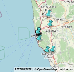 Mappa 57125 Livorno LI, Italia (6.33917)