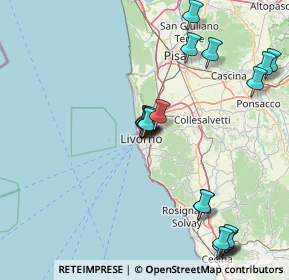 Mappa 57125 Livorno LI, Italia (18.66263)