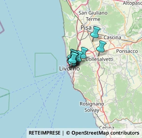 Mappa 57125 Livorno LI, Italia (3.63167)