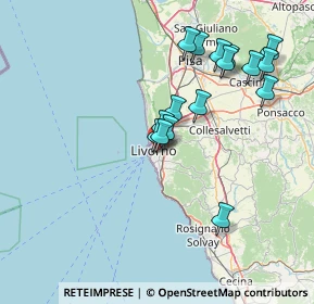 Mappa 57125 Livorno LI, Italia (14.84625)