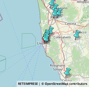 Mappa 57125 Livorno LI, Italia (14.75615)