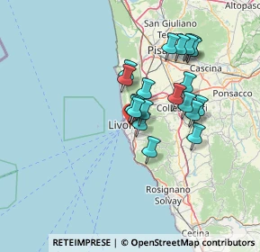 Mappa 57125 Livorno LI, Italia (11.251)