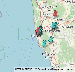 Mappa 57125 Livorno LI, Italia (6.86429)