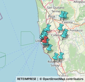 Mappa 57125 Livorno LI, Italia (9.075)