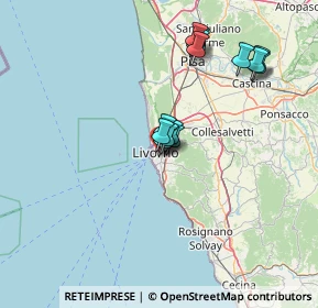 Mappa 57125 Livorno LI, Italia (12.70214)