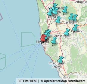 Mappa 57125 Livorno LI, Italia (14.39529)