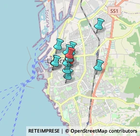 Mappa 57125 Livorno LI, Italia (0.89833)