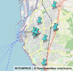 Mappa 57125 Livorno LI, Italia (2.08818)