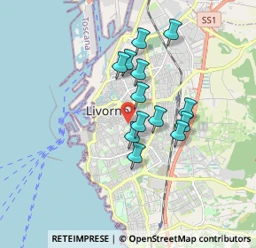 Mappa 57125 Livorno LI, Italia (1.38615)