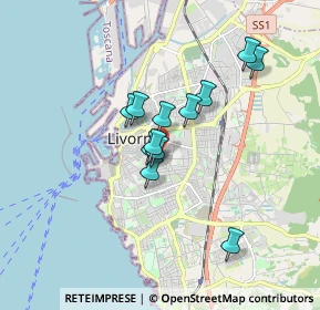 Mappa 57125 Livorno LI, Italia (1.33417)
