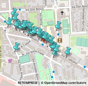 Mappa Via di Salviano, 57100 Livorno LI, Italia (0.10357)