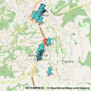 Mappa Barberino Val D'elsa, 50021 Barberino Tavarnelle FI, Italia (1.0915)