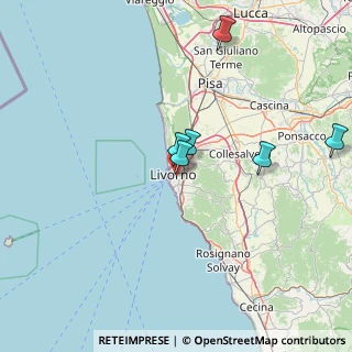 Mappa Via Pietro Paolo, 57125 Livorno LI, Italia (33.695)