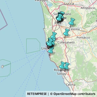 Mappa Via Pietro Paolo, 57125 Livorno LI, Italia (12.642)