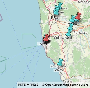 Mappa Via Pietro Paolo, 57125 Livorno LI, Italia (12.87765)