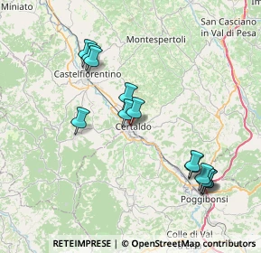 Mappa Via Marco Polo, 50052 Certaldo FI, Italia (7.96923)