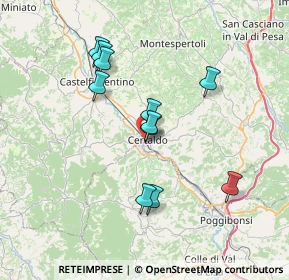 Mappa Via Leonardo Da Vinci, 50052 Certaldo FI, Italia (6.58818)