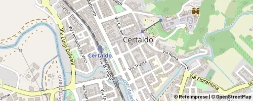 Mappa Certaldo