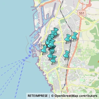Mappa Via Ginori, 57125 Livorno LI, Italia (0.79111)