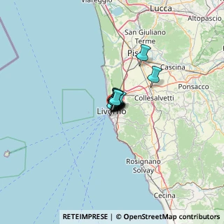 Mappa Via Ginori, 57125 Livorno LI, Italia (2.965)