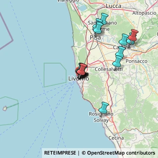 Mappa Via Carlo Goldoni, 57125 Livorno LI, Italia (12.92882)