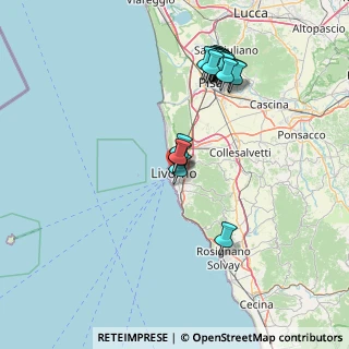 Mappa Via Ginori, 57125 Livorno LI, Italia (16.093)