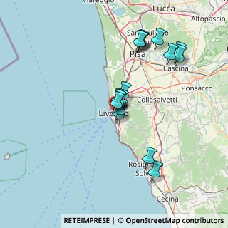 Mappa Via Ginori, 57125 Livorno LI, Italia (13.62824)