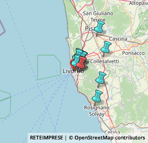 Mappa Via Ginori, 57125 Livorno LI, Italia (5.96786)