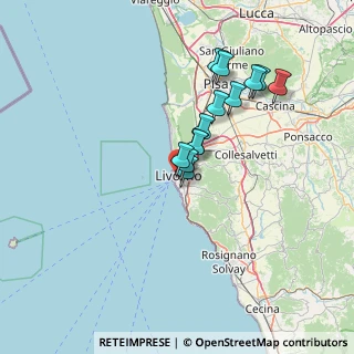 Mappa Via della Vecchia Casina, 57126 Livorno LI, Italia (11.79923)