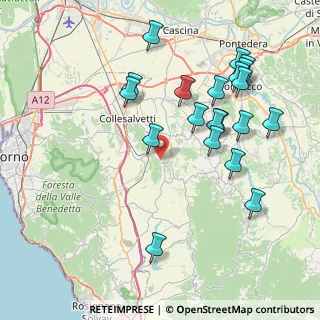 Mappa Viale Karol Wojtyla, 56042 Crespina Lorenzana PI, Italia (8.712)