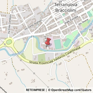 Mappa Via Torino, 12, 52028 Terranuova Bracciolini AR, Italia, 52028 Terranuova Bracciolini, Arezzo (Toscana)