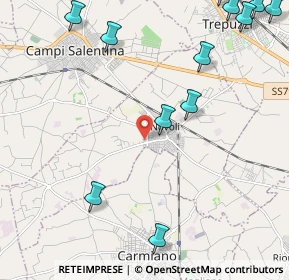 Mappa Via Fiore, 73051 Novoli LE, Italia (3.26833)