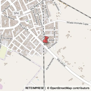 Mappa Piazza Mercato, 20, 73051 Novoli, Lecce (Puglia)