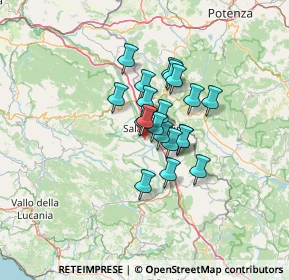 Mappa Via Provinciale, 84039 Teggiano SA, Italia (9.1095)