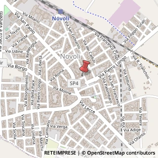 Mappa Via Umberto I°, 6, 73051 Novoli, Lecce (Puglia)