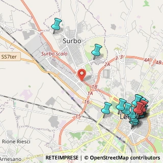 Mappa SS 613 Lecce Surbo Km 32, 73100 Zona , Italia (3.515)
