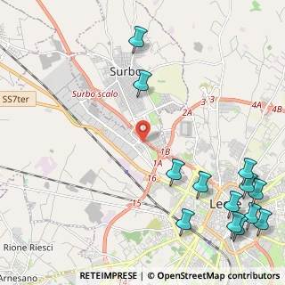 Mappa SS 613 Lecce Surbo Km 32, 73100 Zona , Italia (3.48923)