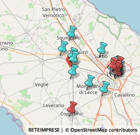 Mappa 73041 Novoli LE, Italia (8.517)