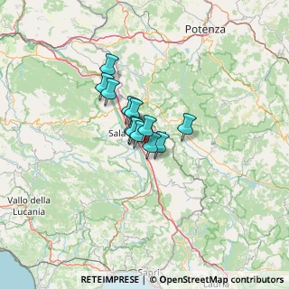 Mappa Via Santa Maria degli Ulivi, 84036 Sala Consilina SA, Italia (7.68667)