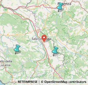 Mappa Via Santa Maria degli Ulivi, 84036 Sala Consilina SA, Italia (66.446)