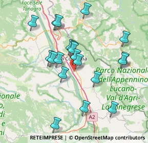 Mappa VIA STRADA PROVINCIALE, 84036 Sala Consilina SA, Italia (7.8075)