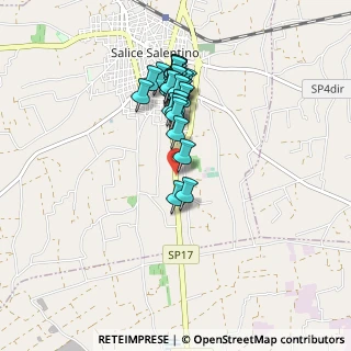 Mappa Via SP per Veglie km 0, 73015 Salice salentino LE, Italia (0.85)